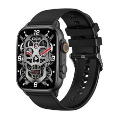 Smartwatch Colmi C81 (Czarny). Czarne, cyfrowe zegarki smartwatch Colmi, z aplikacjami, z materiału. Za 128.99 zł.