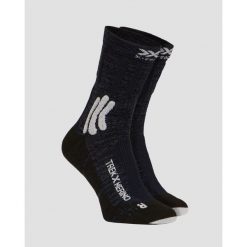 Skarpety trekkingowe X-Socks Trek X Merino 4.0. Białe skarpetki damskie X BIONIC, bez wzorów, z wełny. Za 158.00 zł.