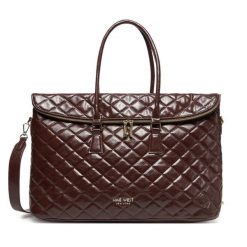 Torebka Nine West. Brązowe shopperki damskie Nine West, bez wzorów, bez dodatków. Za 299.99 zł.