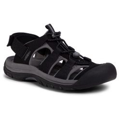 Sandały Keen. Czarne buty zimowe męskie Keen, bez wzorów, sportowe, bez zapięcia. Za 239.99 zł.