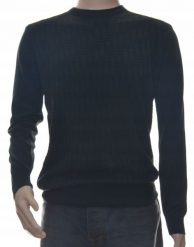 Sweter sweterek męski czarny z kaszmiru i wełny merynosów M. Czarne swetry męskie Leccos, m, bez wzorów, z kaszmiru, bez kołnierzyka, bez ramiączek. Za 89.99 zł.