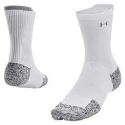 Skarpety do bieganie Under Armour Ad Run Cushion 1Pk Mid. Białe skarpetki damskie Under Armour, bez wzorów. Za 56.99 zł.