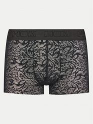 HOM Bokserki 402888 Czarny. Czarne bokserki męskie HOM, bez wzorów, z materiału. Za 129.99 zł.