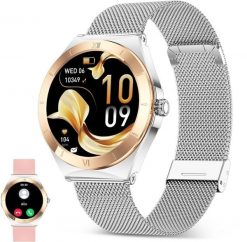 Ksix Smartwatch LYRA, Silver. Szare zegarki smartwatch KSIX, bez wzorów. Za 440.38 zł.