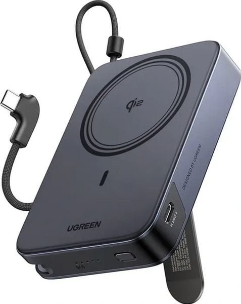 Ugreen PB568 10000 mAh 30W szary. Szare powerbanki . Za 199.90 zł.