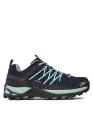 CMP Trekkingi Rigel Low Wmn Treking Shoe Wp 3Q13246 Niebieski. Niebieskie obuwie sportowe damskie CMP, ze skóry, bez zapięcia. Za 309.99 zł.