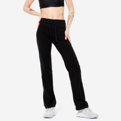 Second Life - Legginsy sportowe damskie Domyos - Stan Doskonały. Czarne legginsy damskie DOMYOS, bez wzorów, z bawełny. Za 58.99 zł.