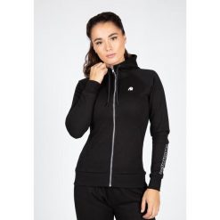 Marion Bluza z kapturem zapinana na suwak - Czarny. Czarne bluzy damskie GORILLA WEAR, s, bez wzorów, sportowe, bez ramiączek, z kapturem. Za 234.00 zł.