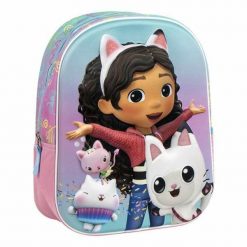 Plecak szkolny 3D Gabby's Dollhouse 67 % Poliester. Czerwone plecaki męskie GABBY'S DOLLHOUSE, bez wzorów, z poliesteru. Za 65.25 zł.