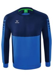 Bluza Erima Six Wings niebieska junior. Niebieskie bluzy damskie Erima, bez wzorów, z bawełny, bez ramiączek, bez kaptura. Za 267.99 zł.
