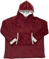 INTESI BLUZA OCIEPLANA Z KIESZENIĄ/ SNUDDIE BORDOWA. Czerwone bluzy damskie Intesi, bez wzorów, bez ramiączek, bez kaptura. Za 98.31 zł.