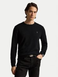 Polo Ralph Lauren Sweter 710974148003 Czarny Regular Fit. Czarne swetry męskie Polo Ralph Lauren, m, bez wzorów, z wełny, bez kołnierzyka, bez ramiączek. Za 1,018.99 zł.