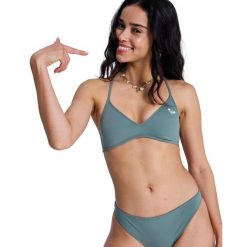 Trójkątny stanik bikini dla Kobiety SOLID ESSENTIALS Zielony. Zielone stroje kąpielowe damskie Roxy, xs, bez wzorów, z elastanu. Za 139.99 zł.