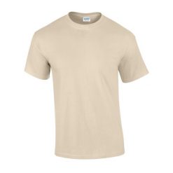 Ultra Bawełniana Koszulka Unisex Dla Dorosłych. Brązowe bluzki damskie GILDAN, xl, bez wzorów, z bawełny, sportowe, bez kołnierzyka, bez ramiączek. Za 34.99 zł.