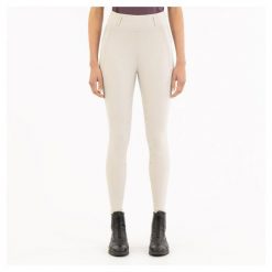 Damskie legginsy jeździeckie BR Equitation Ilana. Brązowe legginsy damskie BR, bez wzorów, z materiału. Za 425.15 zł.