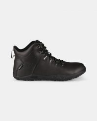 Uniseksowe wysokie buty outdoorowe minimalistyczne Kilpi BARE LEATHER HIGH-U. Czarne obuwie trekkingowe damskie Kilpi, bez zapięcia. Za 783.53 zł.