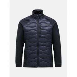 Kurtka narciarska męska Peak Performance Helium Down Hybrid Jacket. Czarne kurtki sportowe męskie Peak Performance, na zimę, m, bez wzorów, bez kaptura, narciarskie. W wyprzedaży za 1,019.00 zł.