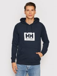 Helly Hansen Bluza Hh Box 53289 Granatowy Regular Fit. Niebieskie bluzy męskie Helly Hansen, l, bez wzorów, z bawełny, bez ramiączek, bez kaptura. Za 229.99 zł.