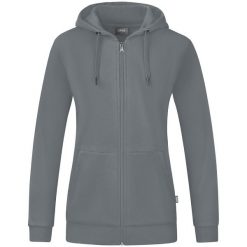 Bluza z kapturem dla kobiet Jako Organic. Szare bluzy damskie Jako, m, bez wzorów, z bawełny, biznesowe, bez ramiączek, z kapturem. Za 366.00 zł.