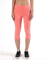 Legginsy na co dzień na siłownię. Czerwone legginsy damskie LEONE 1947 APPAREL, bez wzorów. Za 63.11 zł.