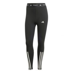 Damskie legginsy 7/8 adidas Techfit 3-Stripes. Czarne legginsy damskie Adidas, bez wzorów, z materiału. Za 237.00 zł.