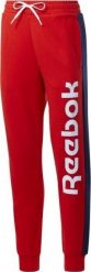 Reebok Spodnie damskie Reebok TE Liner Logo French Terry czerwone FU2258. Czerwone spodnie dresowe damskie Reebok, bez wzorów, sportowe. Za 180.80 zł.
