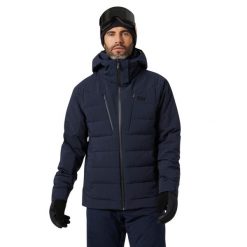 Kurtka narciarska Helly Hansen Rivardige infinity. Niebieskie kurtki sportowe damskie Helly Hansen, na zimę, xl, bez wzorów, bez ramiączek, bez kaptura, narciarskie. W wyprzedaży za 2,555.50 zł.