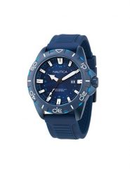 Nautica Zegarek Nsr NAPNRF404 Niebieski. Niebieskie, analogowe zegarki męskie Nautica, bez wzorów. Za 699.99 zł.