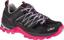Buty trekkingowe damskie CMP CMP Rigel Low Wmn WP 3Q54456-39UR Czarne 38. Czarne obuwie trekkingowe damskie CMP, bez zapięcia. Za 378.74 zł.