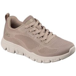 Buty sportowe damskie Skechers Bobs B Lite. Brązowe obuwie sportowe damskie Skechers, bez zapięcia. Za 390.00 zł.