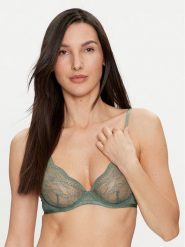 Hunkemöller Biustonosz z fiszbiną Isabelle 204684 Zielony. Zielone biustonosze Hunkemöller, bez wzorów, z syntetyku. Za 169.99 zł.