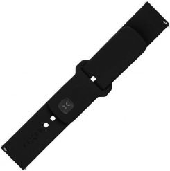 Fixed | Sporty Strap Set with Quick Release 22mm for smartwatch | 160-235 mm | Black | Silicone. Czarne zegarki smartwatch Fixed, bez wzorów. Za 41.30 zł.