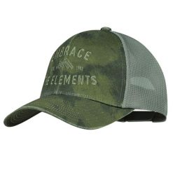 Czapka z daszkiem dla dorosłych Buff Trucker Cap. Zielone czapki damskie Buff, bez wzorów, z poliesteru, sportowe. W wyprzedaży za 112.43 zł.