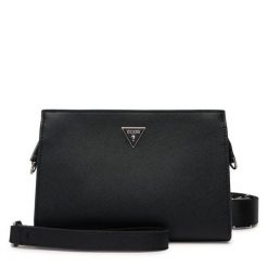 Saszetka Guess. Czarne torby na ramię męskie Guess, małe. Za 369.99 zł.