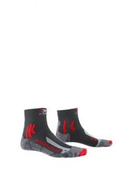 Skarpety trekkingowe X-SOCKS TREK OUTDOOR LOW CUT 4.0. Szare skarpety męskie X-Socks, bez wzorów, z materiału. Za 60.00 zł.