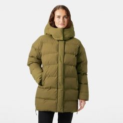 Parka damska z kapturem Helly Hansen Aspire. Brązowe parki damskie Helly Hansen, na zimę, bez wzorów, z kapturem. W wyprzedaży za 1,192.00 zł.