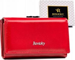 Rovicky Średni portfel damski na zatrzask i bigiel. Portfele damskie ROVICKY. Za 110.88 zł.