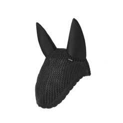 Czapka dla konia Horze Silent. Czarne czapki damskie HORZE, bez wzorów, z materiału. Za 144.50 zł.