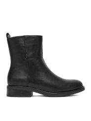 Clara Barson Botki CEO-WS6371-03 Czarny. Czarne botki damskie Clara Barson, bez wzorów, z materiału, bez obcasa, na płaskiej podeszwie, bez zapięcia. Za 149.99 zł.