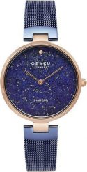 Zegarek OBAKU Zegarek damski Obaku Denmark V256LHVLML-DLPD niebieski. Niebieskie zegarki damskie OBAKU. Za 585.00 zł.