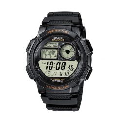 Zegarek Casio. Czarne zegarki męskie Casio, bez wzorów. Za 199.99 zł.