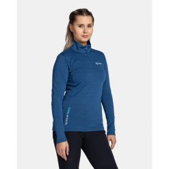 Damska bluza techniczna Kilpi MONTALE-W. Niebieskie bluzy damskie Kilpi, bez wzorów, z materiału, sportowe, bez ramiączek, bez kaptura. Za 215.49 zł.