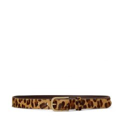 Pasek LAUREN RALPH LAUREN. Brązowe paski damskie Lauren Ralph Lauren, bez wzorów. Za 419.99 zł.