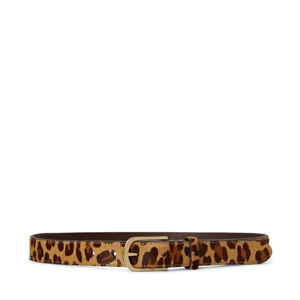 Pasek LAUREN RALPH LAUREN. Brązowe paski damskie Lauren Ralph Lauren, bez wzorów. Za 419.99 zł.