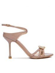 Liu Jo Sandały Tracy 03 SA6071 EX004 Beżowy. Brązowe sandały damskie Liu Jo, bez wzorów, ze skóry, bez obcasa, na szpilce, bez zapięcia. Za 769.99 zł.