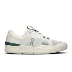 ON THE ROGER Pro White | Evergreen Buty do tenisa męskie. Białe buty sportowe męskie On, bez wzorów, bez zapięcia, tenisowe. Za 636.99 zł.