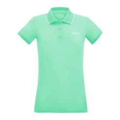 Damska koszulka polo Regatta Remex II Active. Zielone bluzki damskie Regatta, bez wzorów, bez kołnierzyka, bez ramiączek. Za 166.50 zł.