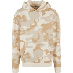 Bluza z kapturem Urban Classics Easy Camo. Brązowe bluzy męskie Urban Classics, m, bez wzorów, bez ramiączek, z kapturem. Za 206.00 zł.