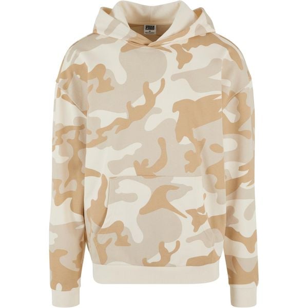 Bluza z kapturem Urban Classics Easy Camo. Brązowe bluzy męskie Urban Classics, m, bez wzorów, z kapturem. Za 214.00 zł.