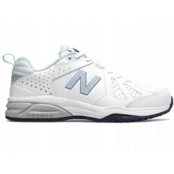 Buty sportowe na co dzień Damskie New Balance 624 skóra. Czarne obuwie sportowe damskie New Balance, bez wzorów, ze skóry, bez zapięcia, trekkingowe. Za 309.00 zł.